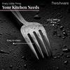 Cutlery (Set of 6, Stainless Steel Sliver Forks Set), 100% Food Grade, Non Toxic, Anti-Rust, Dishwasher Safe, Perfect Gifting Set for All Occasions