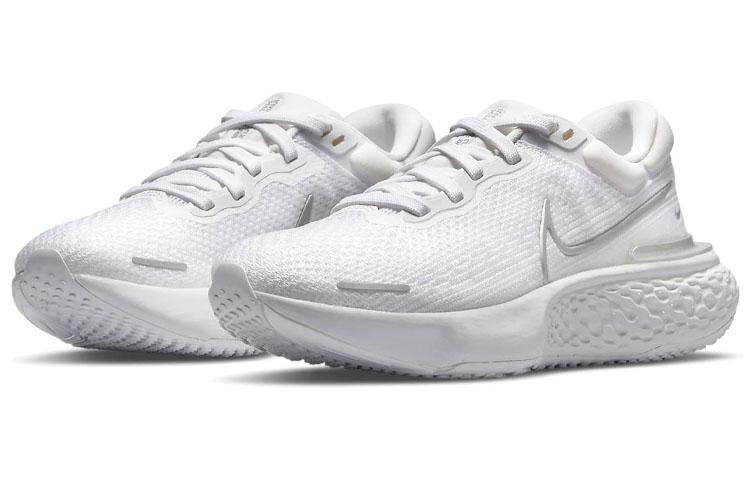 Nike ZoomX Invincible Run Flyknit White Metallic Silver Women's CT2229-101