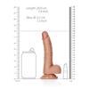 RealRock - Curved Realistic Dildo with Balls and Suction Cup 18 Cm