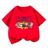 High-Quality Boys' Autumn Cartoon Print Short-Sleeve Round Neck Shirt