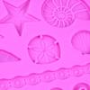 Large Size Sea Life Shell Shape Fondant Mold Silicone Mold Cake Mold DIY Cake Decorating Tools Bakeware Baking Molds