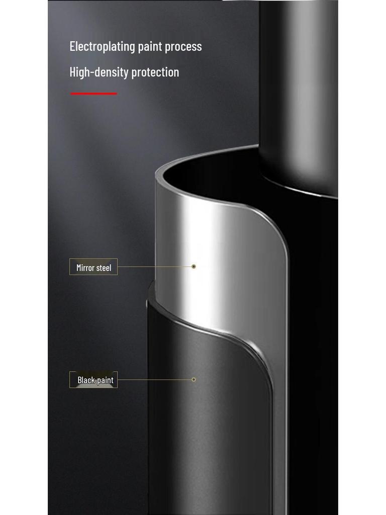 Wall-Mounted Stainless Steel Retractable Queue Barrier with Railing and Warning Tape