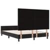 Box Spring Bed with Headboard Black 140 x 190 cm Velvet
