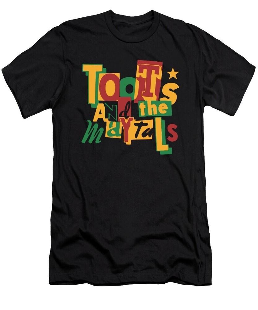 Trend Toots And The Maytals Logo Black Color Cotton T-Shirt Unisex T-Shirt L