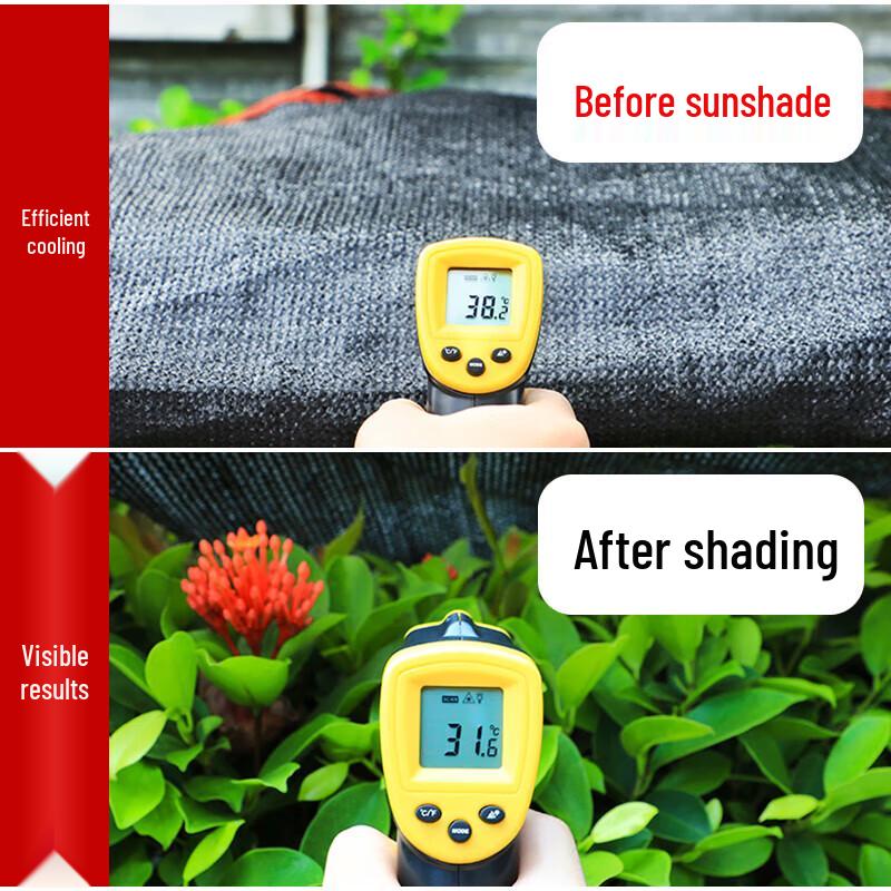 Boxiaosu Black Outdoor Sun Shade Net