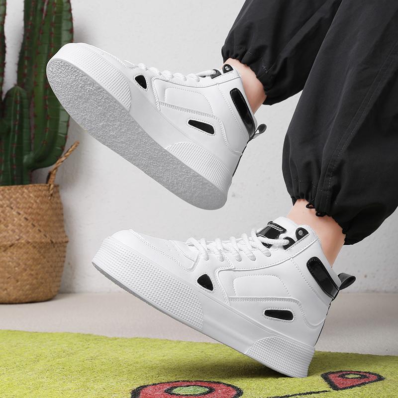 Big Size 47 High Top Shoes Men Casual Sneakers Comfortable Lightweight White Sport Running Shoes Training For Men Tenis Walking Gym Footwear