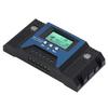 12V 24V Solar Charge Controller Regulator 4 USB Ports 5V 2.5A Parameter Adjustable LCD Display for Home RV Boat 100A