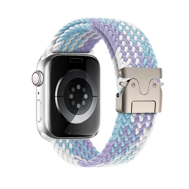 

Плетеный ремешок для ремешков Apple Watch 40 мм 44 мм 46 мм 42 мм 49 мм 45 мм 41 мм 38 мм Браслет IWatch Series 10 SE 9 8 7 6 Ultra 2 полосы 38/40/41mm