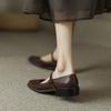 Neue lässige Damen-Einzelschuhe Fußabdeckung einfarbig leichte Öffnung niedrig geschnitten Gummi weiche Sohle bequem Ganzjahres-Trageweise faule Schuhe niedriger Absatz