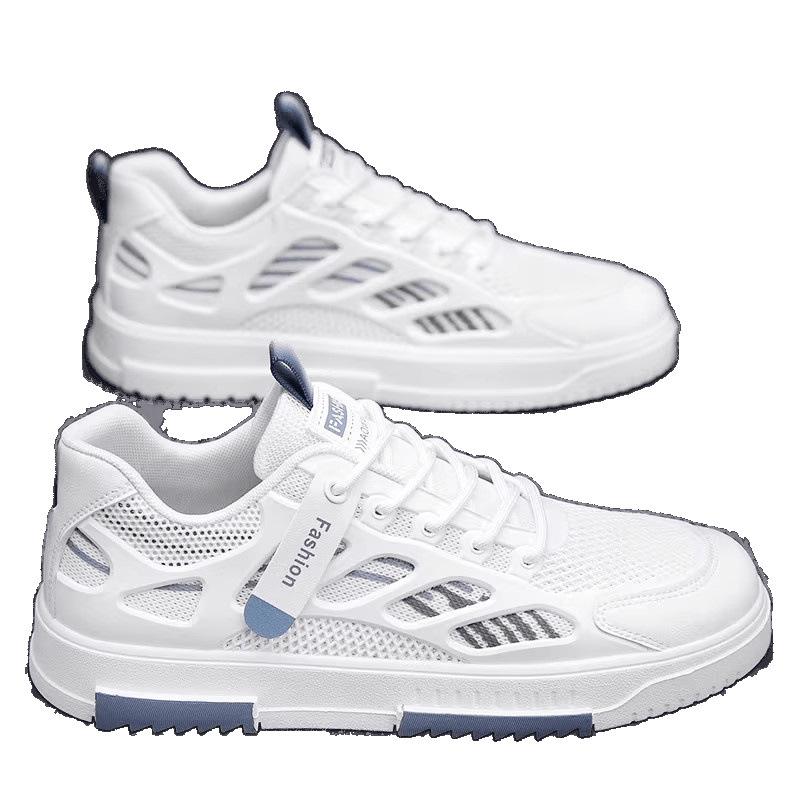 New summer breathable mesh casual board shoes soft sole sports heightening small white tide shoes