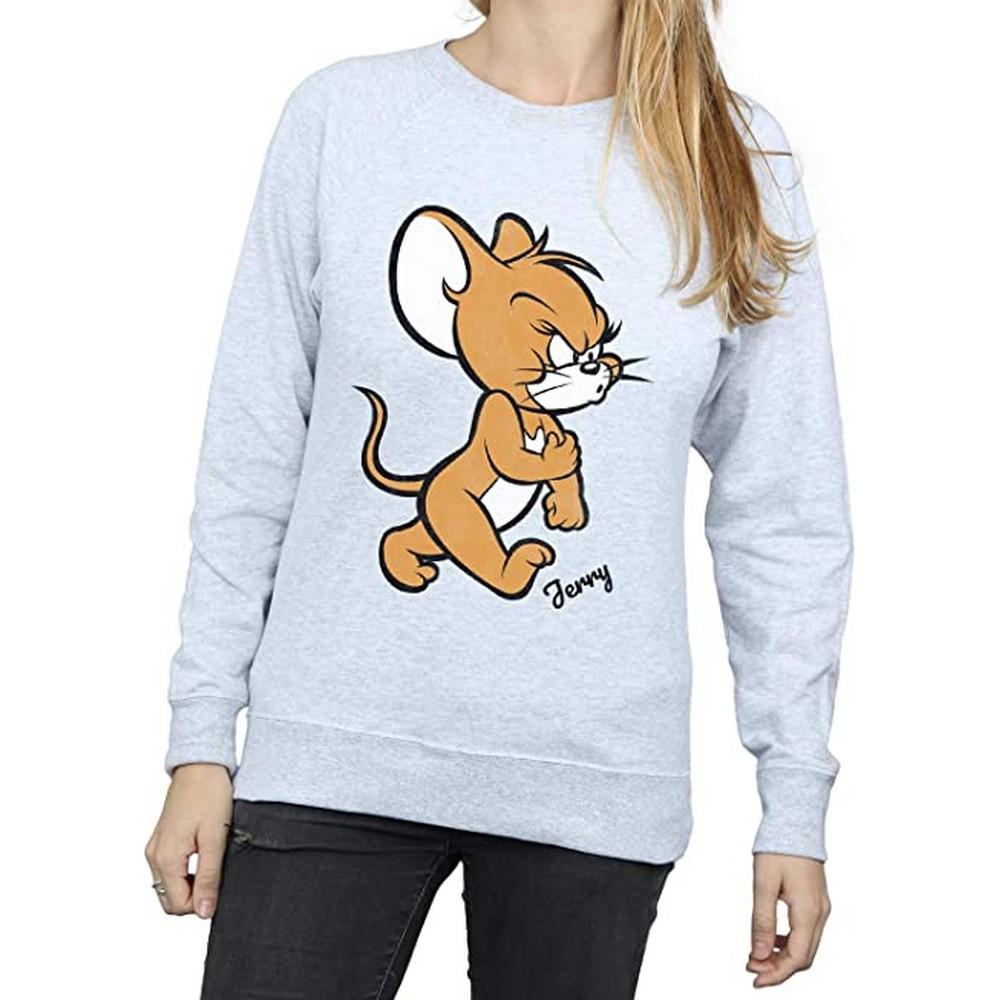Tom and Jerry Womens/Ladies Angry Mouse Sweatshirt