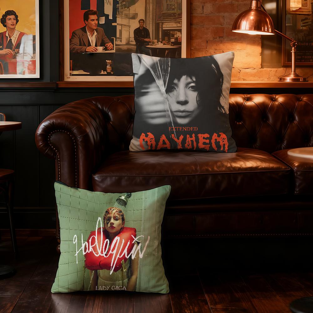 L-Lady G-Gaga Singer Cushion Cover Home Office Convenient Nordic Simplicity Hit With Zipper Cushion Cover