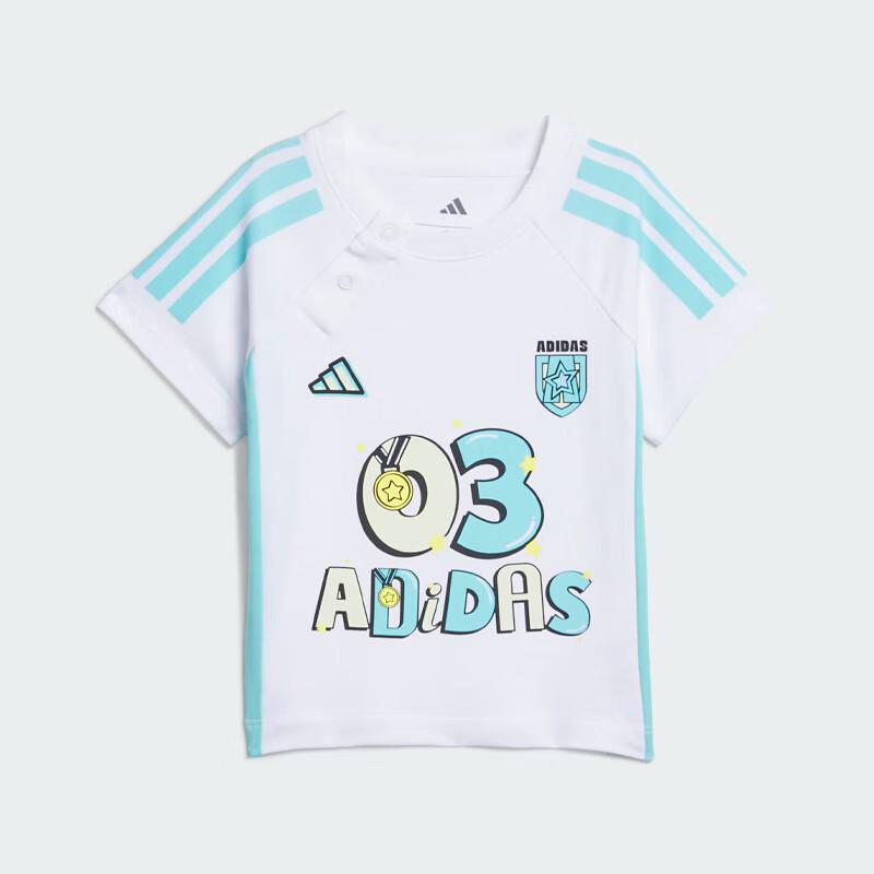 Adidas Sportswear Short Sleeve Track Suit 104