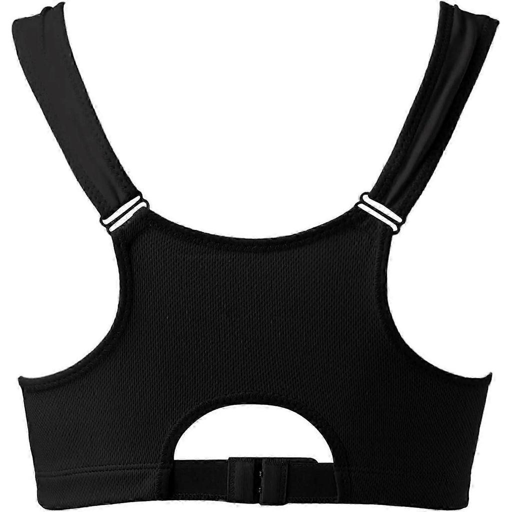 Zip Front Sports Bra - High Impact Sports Bras for Women Plus Size Workout Fitness Running Underwear S-5XL