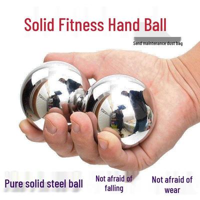 Sfere Baoding din Oțel Solid pentru Exerciții ale Mâinii și Antrenamentul Prizei