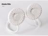 LED Nackenventilator: Wiederaufladbarer geräuschloser Hängeventilator der 3. Generation