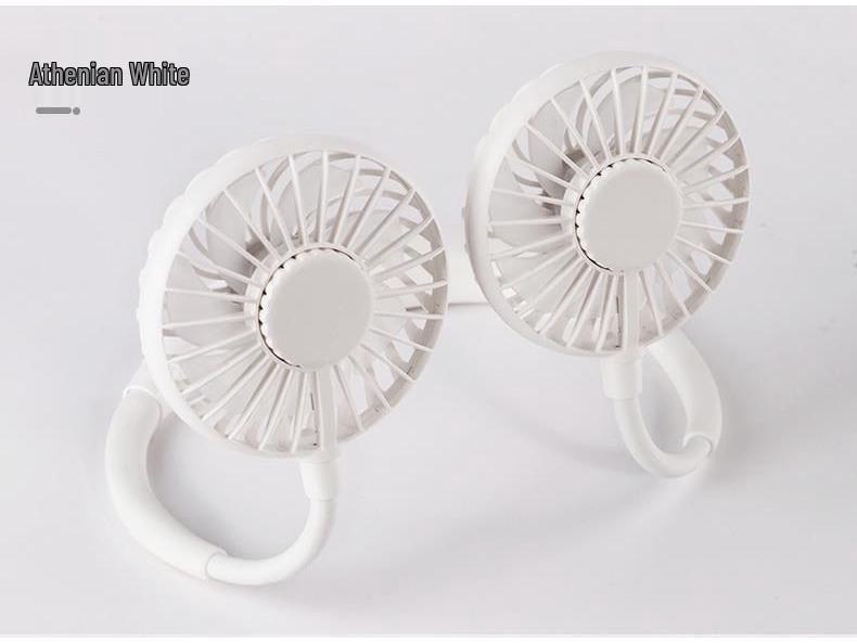 LED Nackenventilator: Wiederaufladbarer geräuschloser Hängeventilator der 3. Generation