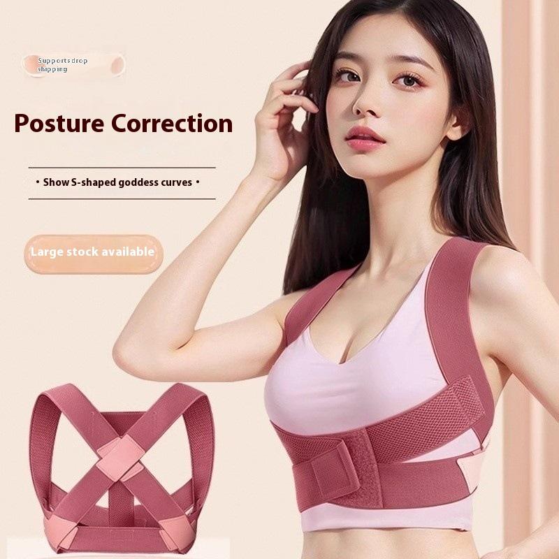 Comfortable Back Support Brace for Women; Adjustable, Breathable Posture Corrector
