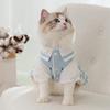 Cat Clothes College Wind Winter Fleece Warm Puppy Kitten Autumn Winter Puppy Dog Teddy Pet Clothing
