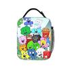 BFDI Cartoon Isolierte Lunchtasche Kühltasche Wiederverwendbar, Essensbehälter Battle for Dream Island Große Tragetasche Brotdose Strand Outdoor