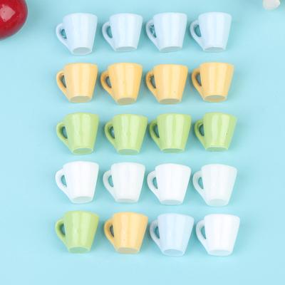 4Pcs/Set Doll House Candy Color Mini Mug Japanese Water Cup Scene Props