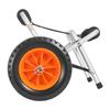 Kayak Cart, 113.4 Kg Load Capacity, Foldable Kayak Trolley with 25.4 Cm Solid Rubber Tires & 1 Ratchet Strap, Paddle Board Trolley for Carrying