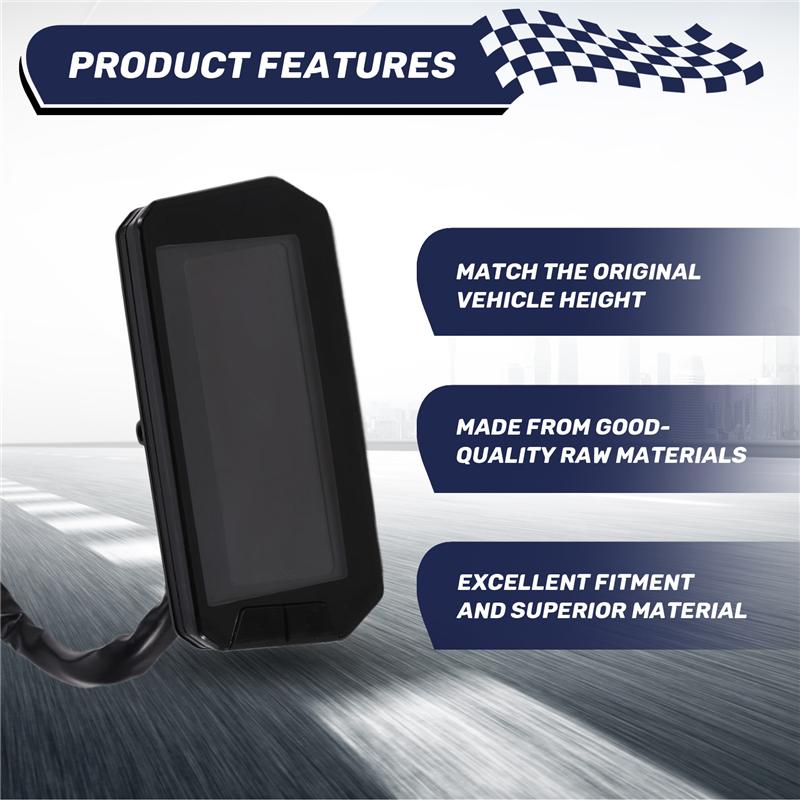 NEW-LCD Display Instrument Speedometer For Motorcycle/Electric Scooter Controller