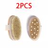 Shower Brush for The Back Handheld Dry Brushing Body Exfoliating Brush Bathroom Cellulite Back Bath Massage  Brush