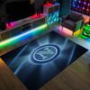 Napoli FC Design Crystal Velvet Carpet Cozy Non?Slip Printed Rug For Bedroom Living Room Entrance