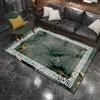 Modern Living Room Decoration Thick Short Plush Area Rug Luxury Marble Pattern Carpet Non-slip Bedroom Lounge Sofa Floor Mat