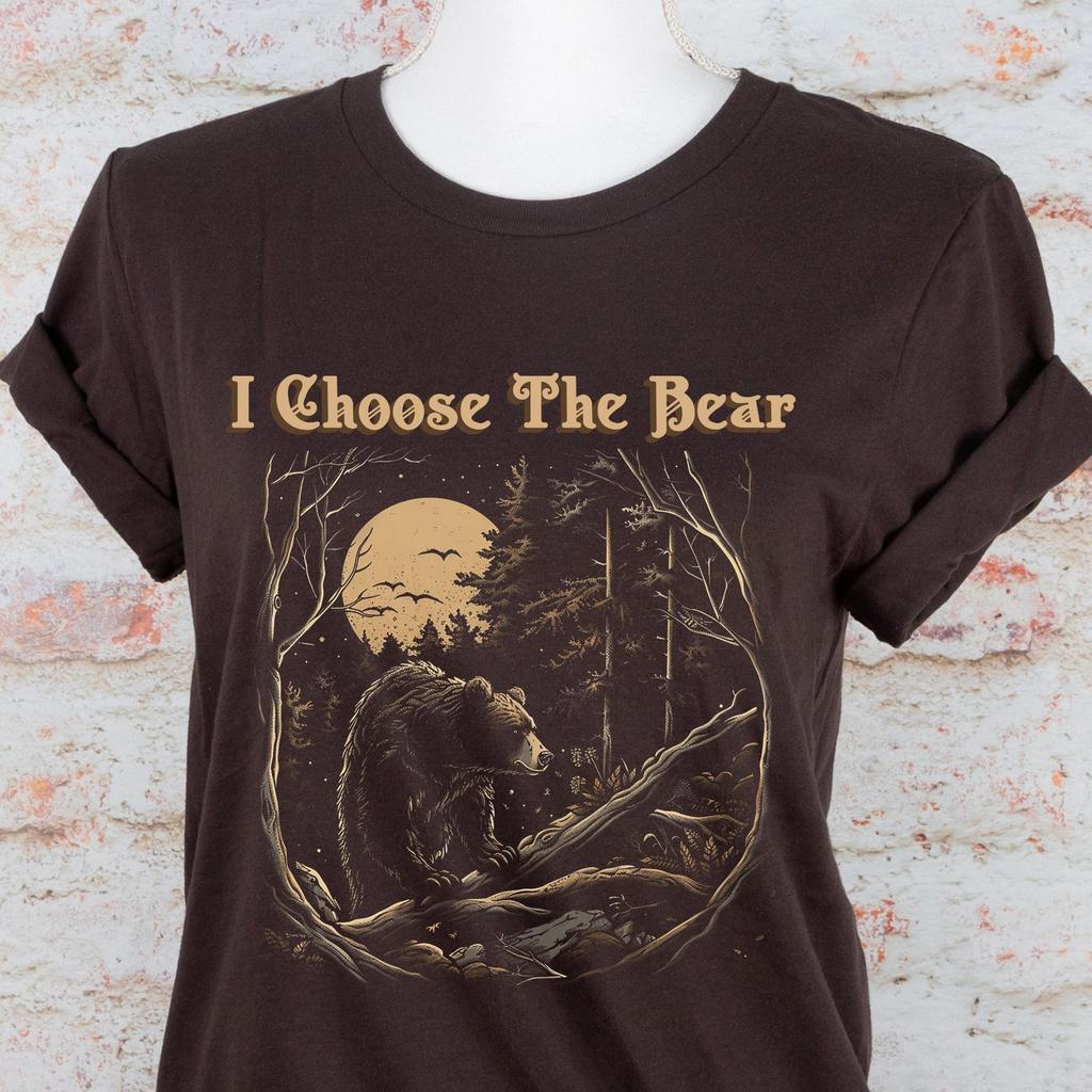 I Choose The Bear Trendy Feminist T-Shirt, Smash Patriarchy Tee, Womens Rights,Funny Feminist Shirt for Protest and Awareness, Gift for Her