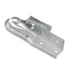Adjustable Trailer Coupler 2-1/2in Channel Secure Coupling for 2in Hitch Ball 3500lbs Weight Capacit
