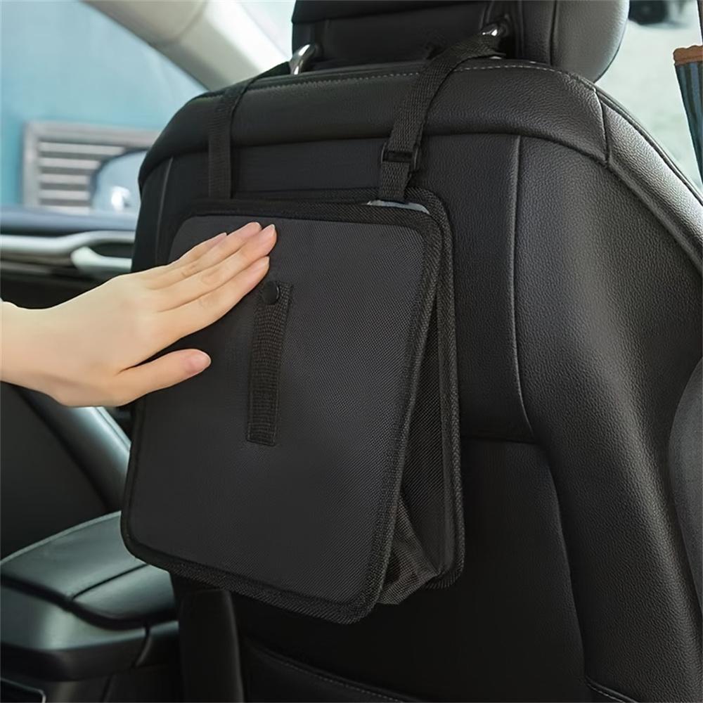Car Mounted Trash Can Hanging Storage Bag, Rear Seat Back Universal Storage Box, Waterproof Car Storage Bag