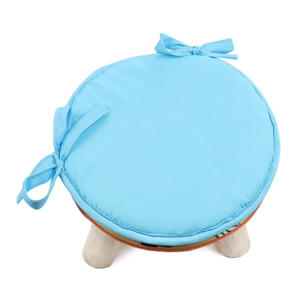 Solid Color Removable Round Kitchen Office Dining Sofa Car Seat Cushion Chair Pads