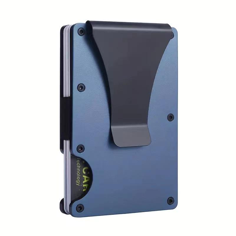 RFID-Blockierender Aluminiumlegierungs-Kreditkartenhalter mit anpassbarem Logo