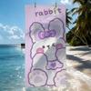 Cute Rabbit Cartoon Kawaii Towel Quick Drying Beach Towels Are Suitable For Swimming Pools Camping Yoga And The Gym