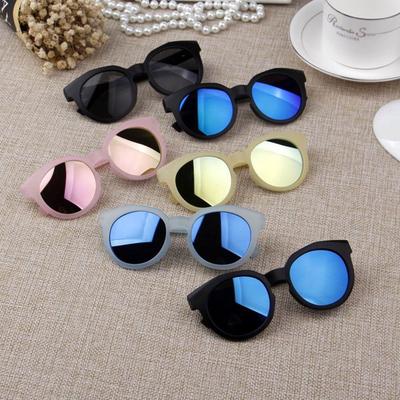 Fashion Brand Baby Kids Sunglasses Girl Black Children's Sunglasses Anti-uv Sun-shading Eyeglasses Boy Glasses