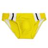 Herren-Badehose, Badehose, Farbblockierung, modischer Druck, enge Passform, sexy Bademode, Strandkleidung, Bräunen, Surfen, Fitnessstudio