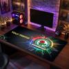 Blackburn Rovers FC Custom Large Mouse Pad, Personalized Name Text Print, Football Logo Non‑Slip Desk Mat Gaming Gift