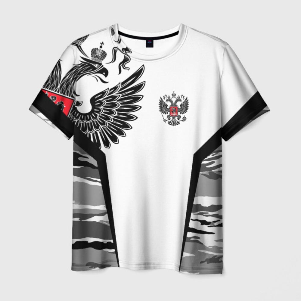 New Russian Coat Of Arms Men's 3D Print T-Shirts Fashion USSR Soviet Union Pattern Short Sleeve T shirt Street CCCP Top Clothing