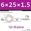 Extra Thick Galvanized Iron Flat Washer, Round, M3-M62