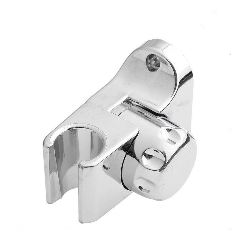 Silver Electroplated Shower Holder, Double Size Hand Wheel and Ingot Shape Shower Holder, Suitable for Sanitary Home Bathroom