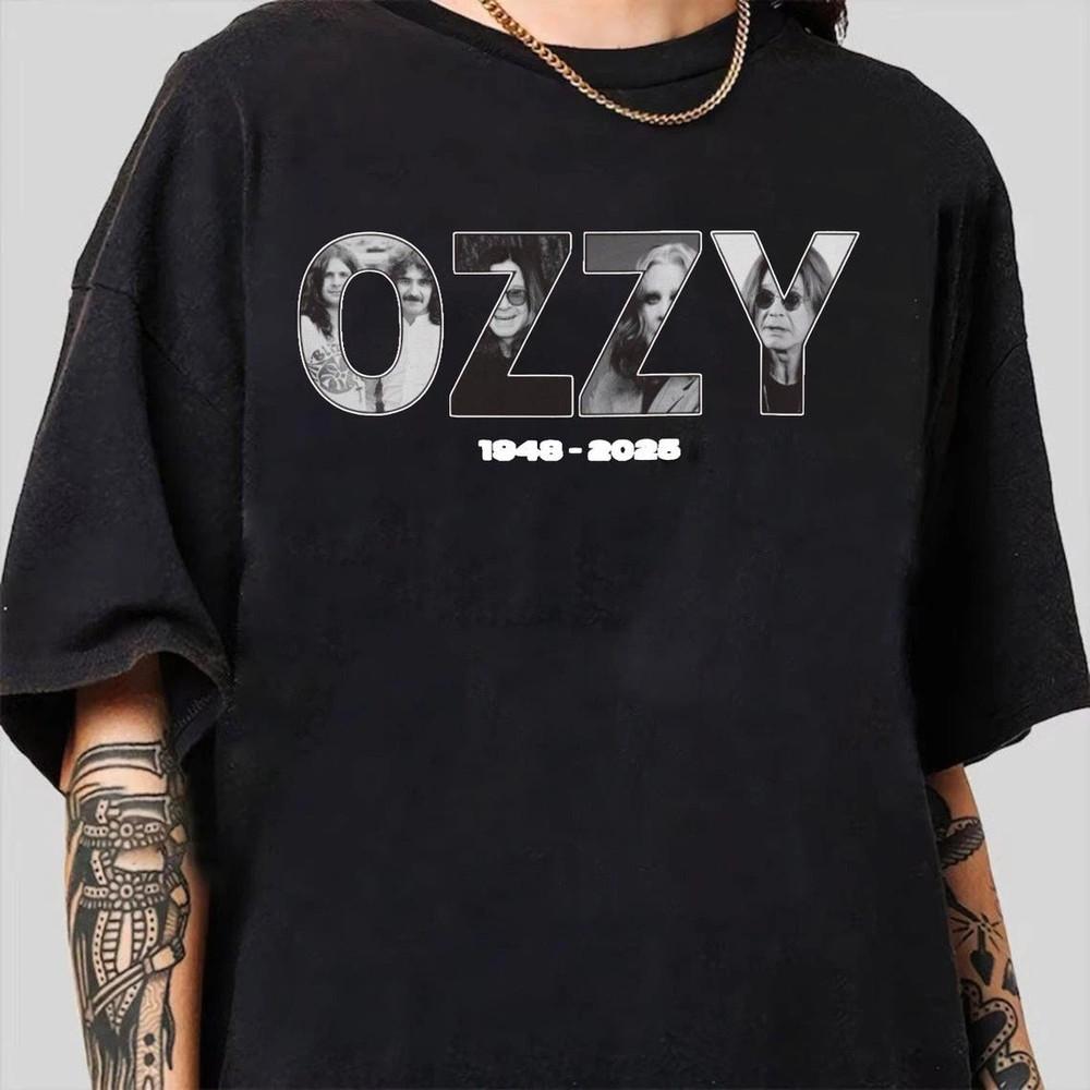 

Ozzy Osbourne Thank You for The Memories Shirt Legend Hard Rock Shirt Unisex T-Shirt L
