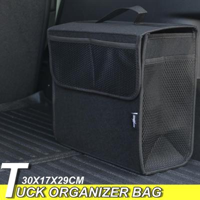 Universal Car Trunk Organizer Auto Boot Organiser Storage Box Bag Portable Felt Tidy Non-slip Tool Bag Foldable Car Accessories