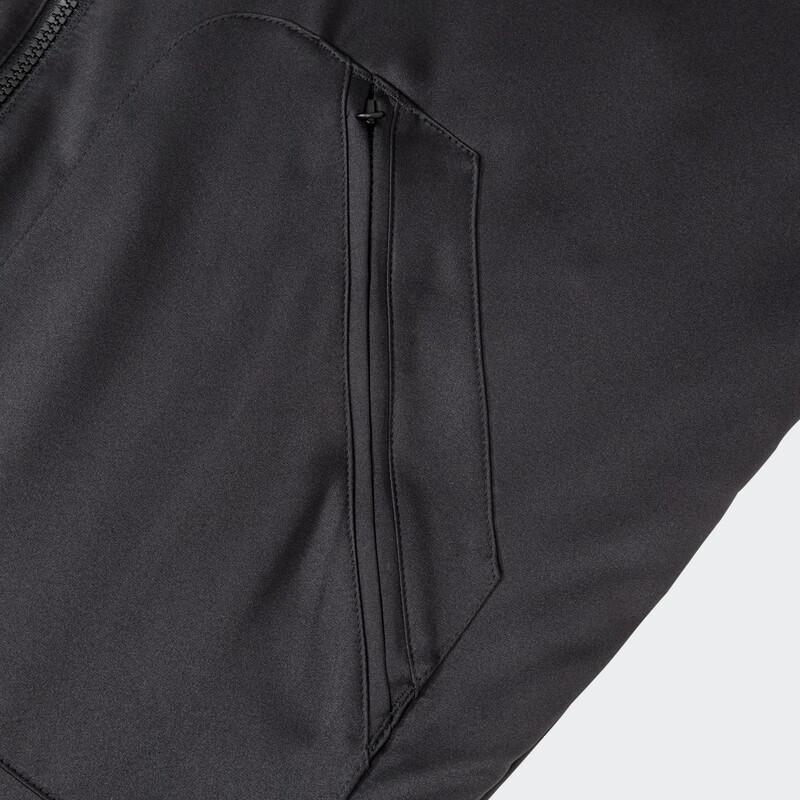 adidas Grafická potlač Baseballový golier Spustené ramená Dlhý rukáv Basketbalová bunda Pánska bunda Čierna IA6669