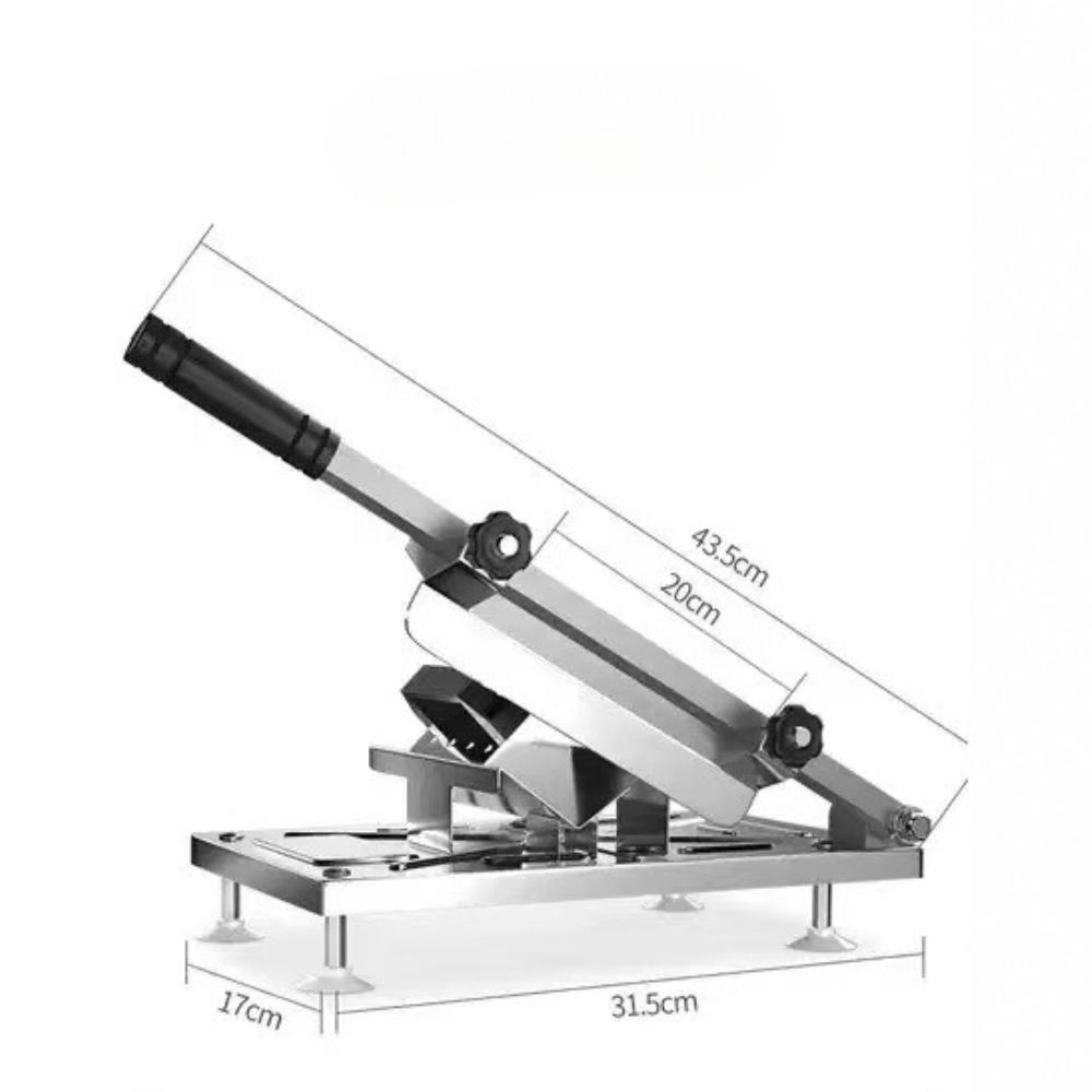 Stainless Steel Food Slicer Frozen Meats Slice Tools Beef Mutton Rolls Food Slicing Stable and Thick Sharp Meat Cutting Machine