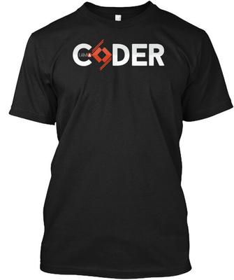Programmierer Ich bin ein Coder T-Shirt Hergestellt in den USA Größe S bis 5XL