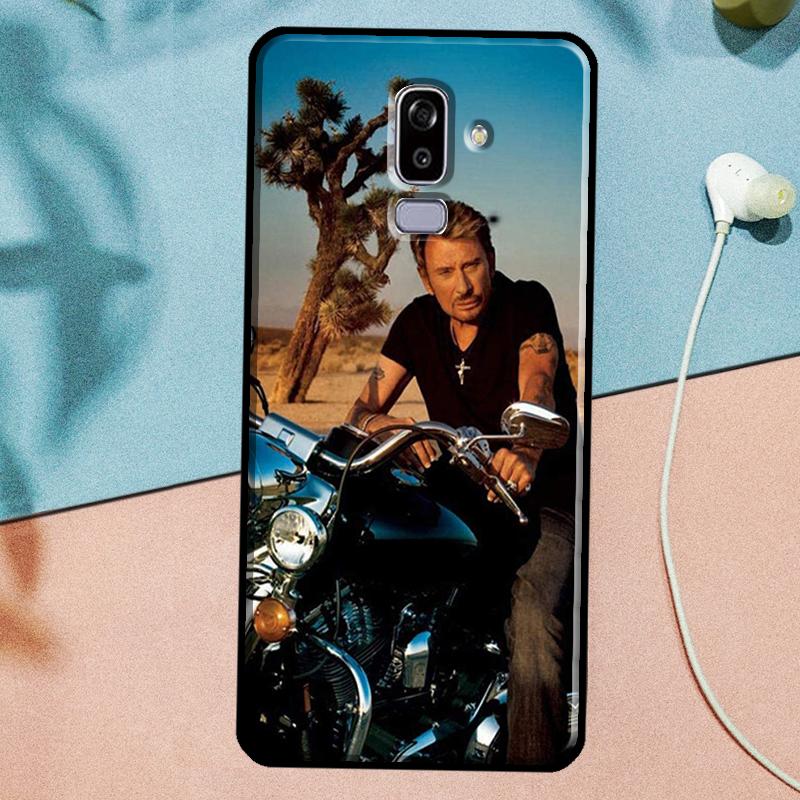 Johnny Hallyday Music Case For Samsung Galaxy J5 J3 J7 2016 A3 A5 2017 A7 A9 J4 J6 J8 A6 A8 Plus 2018 TPU Cover