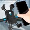 Phone Holder for Bike or Motocycels Automatic Locking Anti-Shock Bicycle Mobile Phone Holder Thickened Non-Slip Bracket