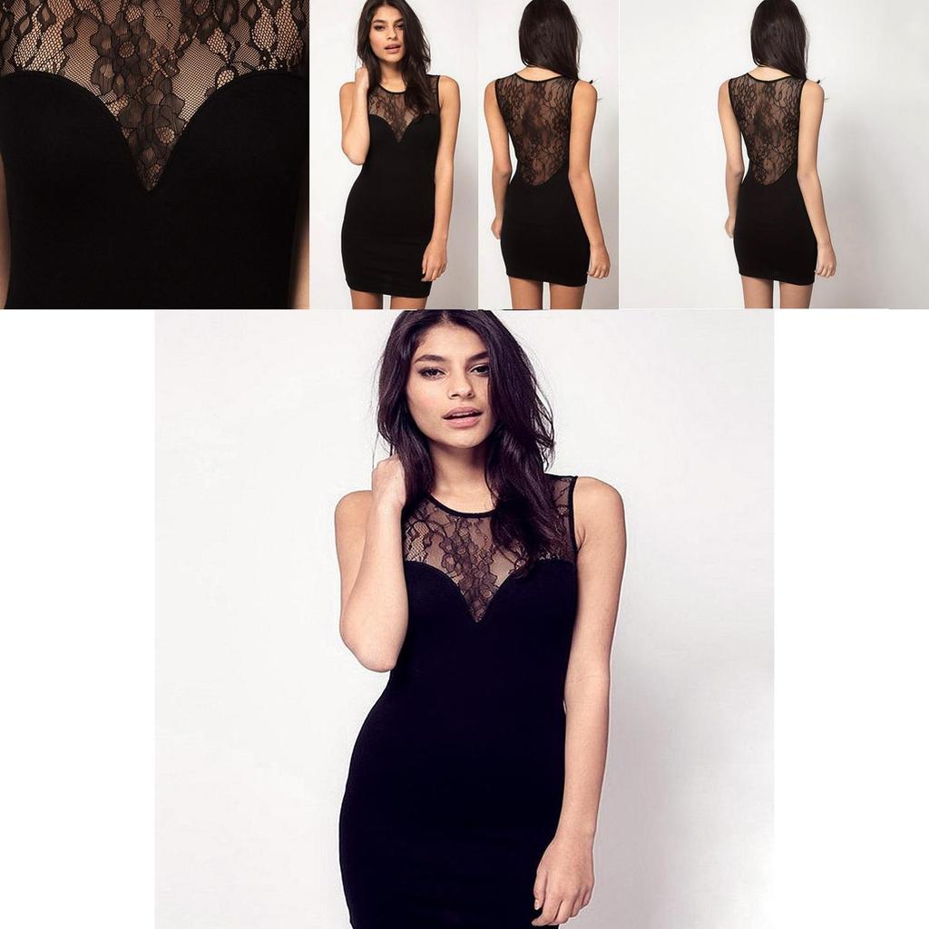 Elegant Woman Fashion Black Lace Dress With Timeless Design And Premium Quality Material
